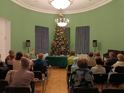 5 декабря 2024 года в Главном доме Усадьбы Знаменское-Губайлово состоялась лекция из Лектория по изучению Священного Писания со священником Сергием Генченковым.