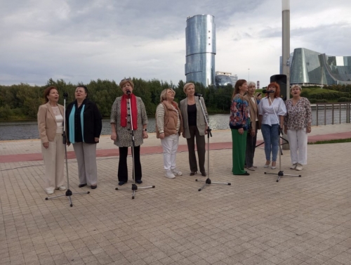 В рамках программ "Летний вечер у реки"