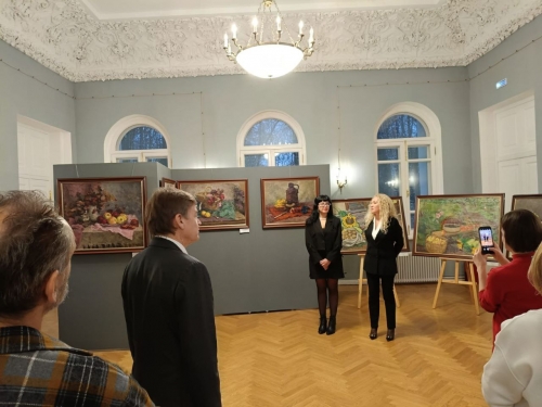 Открытие выставки Григория Сретенского и Нины Стеньшинской