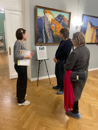 Прошла обзорная экскурсия Полины Кузьминой